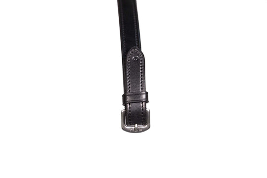 rubber reins black buckle fastening