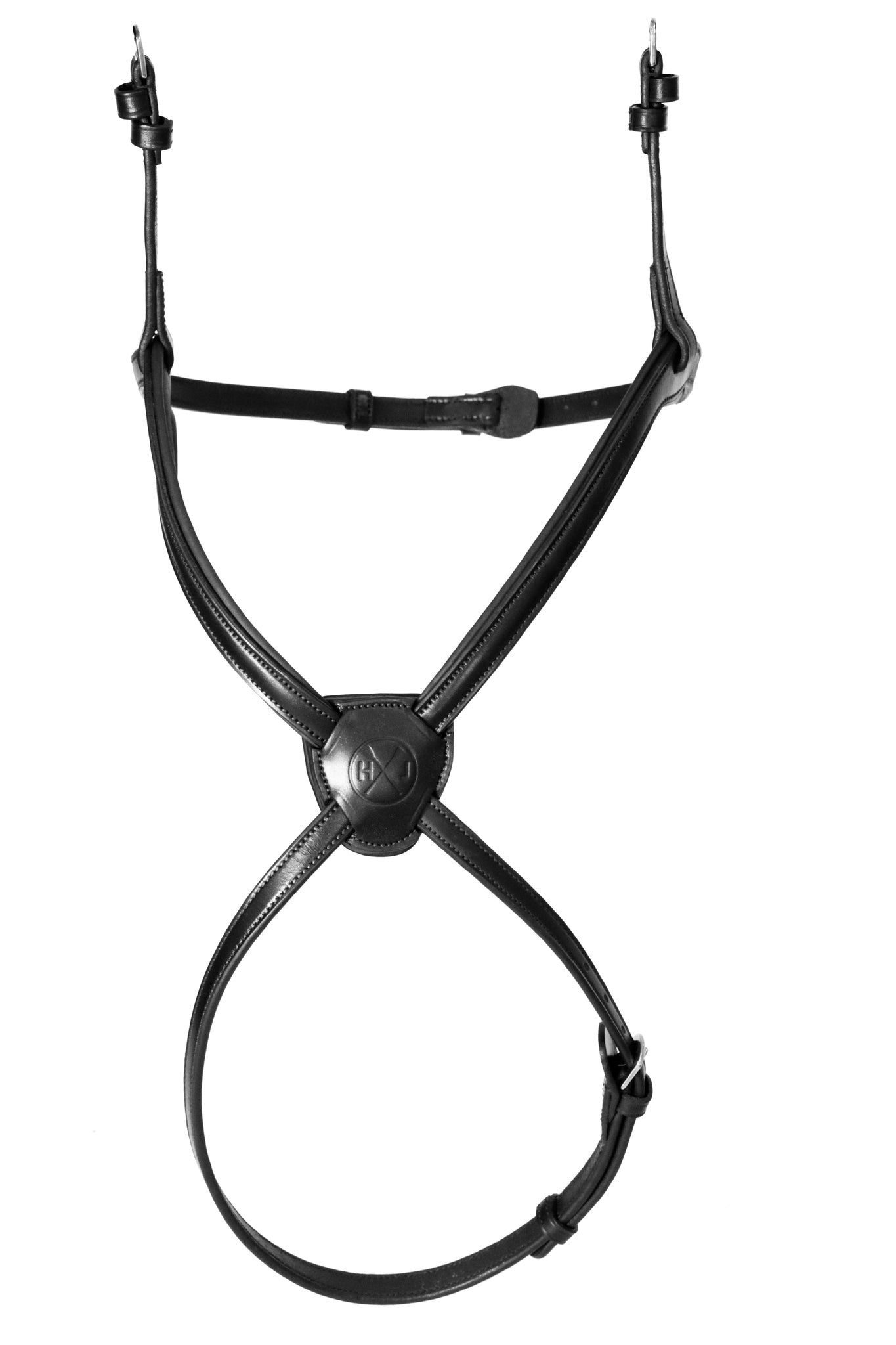 Marron foncé - Attache più Bandeau de Nez de Piscine en cuir avec