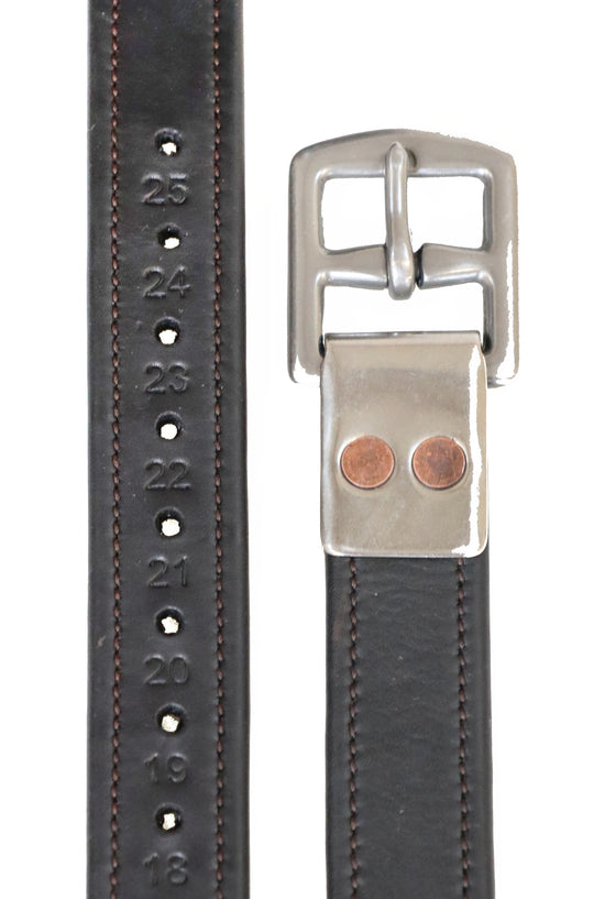 non-stretch stirrup leathers brown