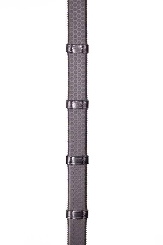 rubber reins black