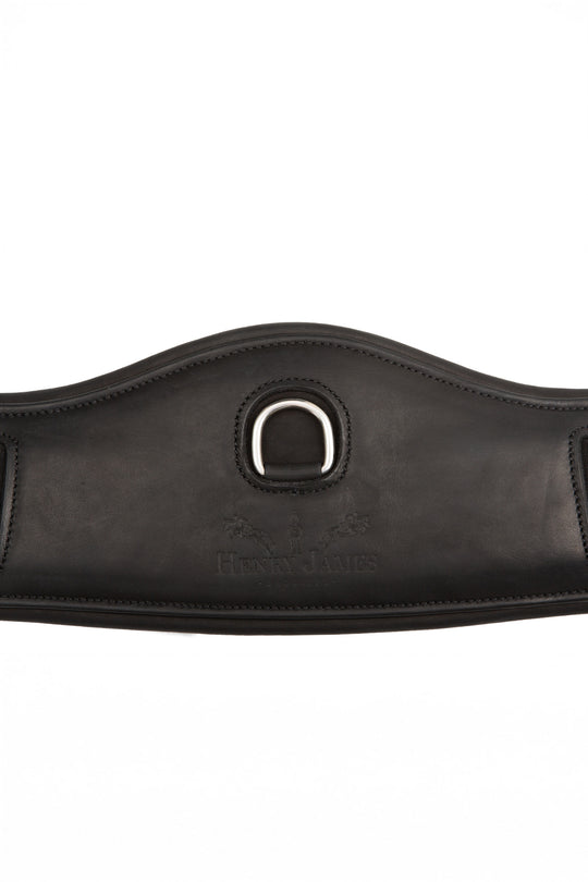 Leather Anatomic Short Girth Black