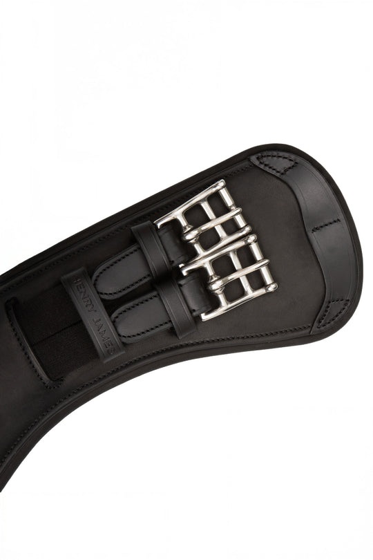 Leather Anatomic Short Girth Black
