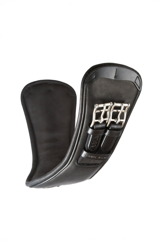Anatomical Short Leather Girth black