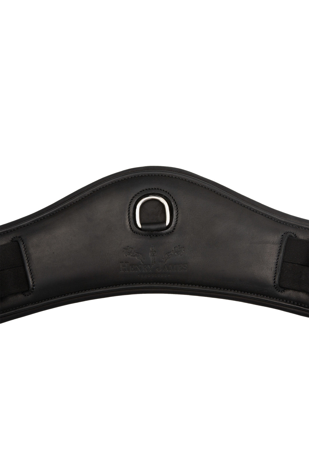 Anatomical Short Leather Girth black
