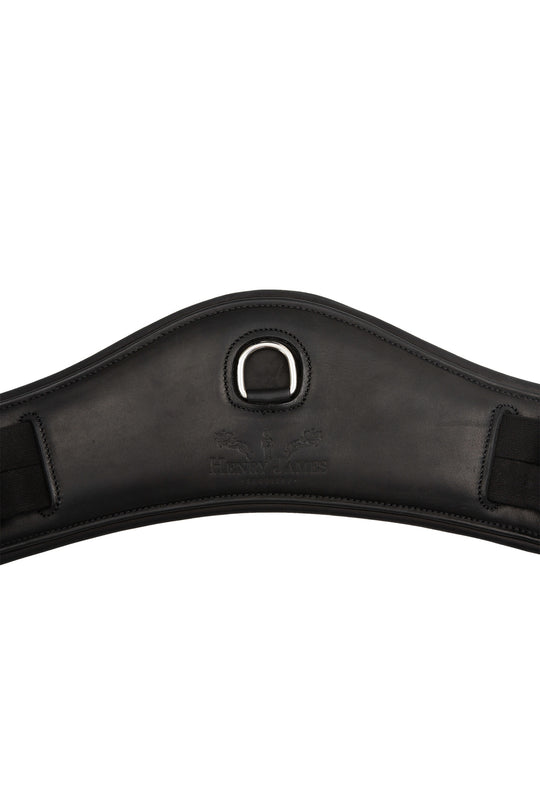 Anatomical Short Leather Girth black