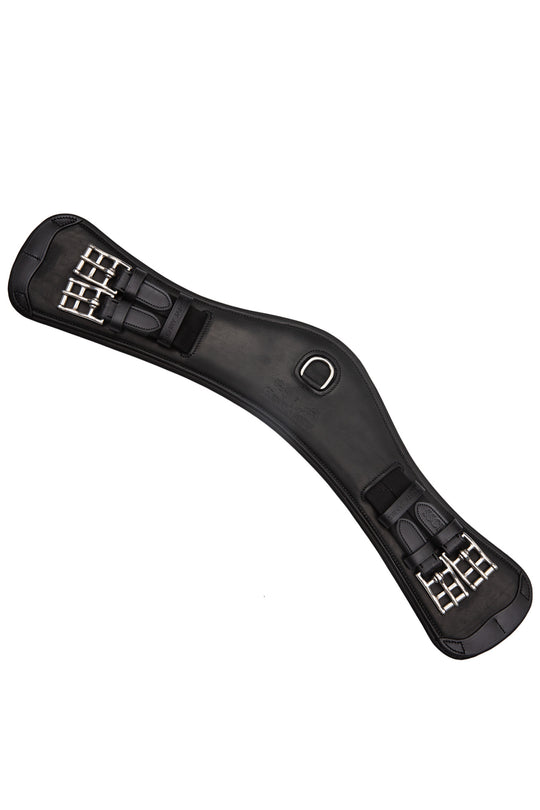 Anatomical Short Leather Girth black