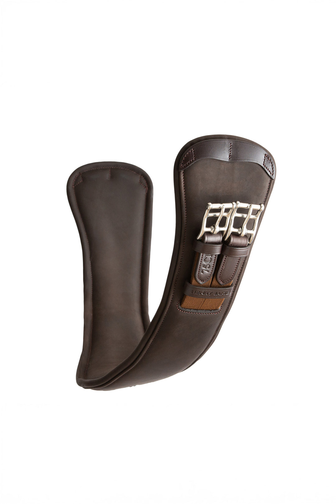 Anatomical Short Leather Girth brown