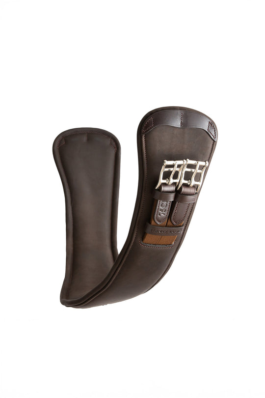 Anatomical Short Leather Girth brown