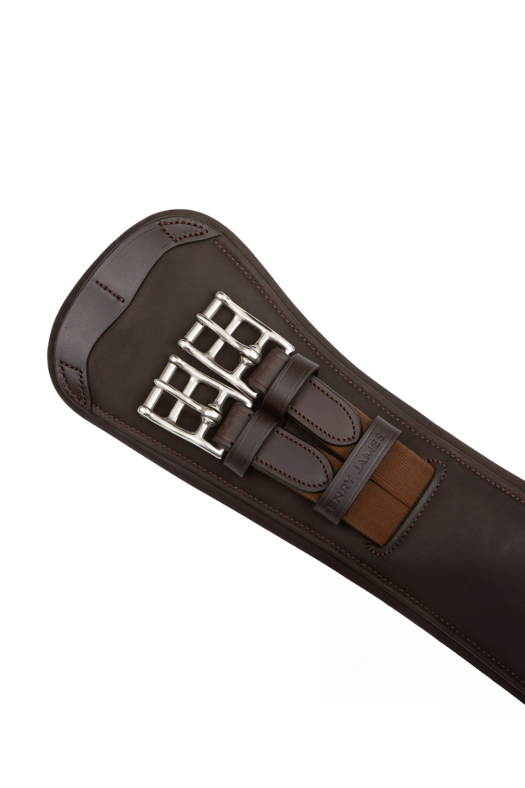 Anatomical Short Leather Girth brown
