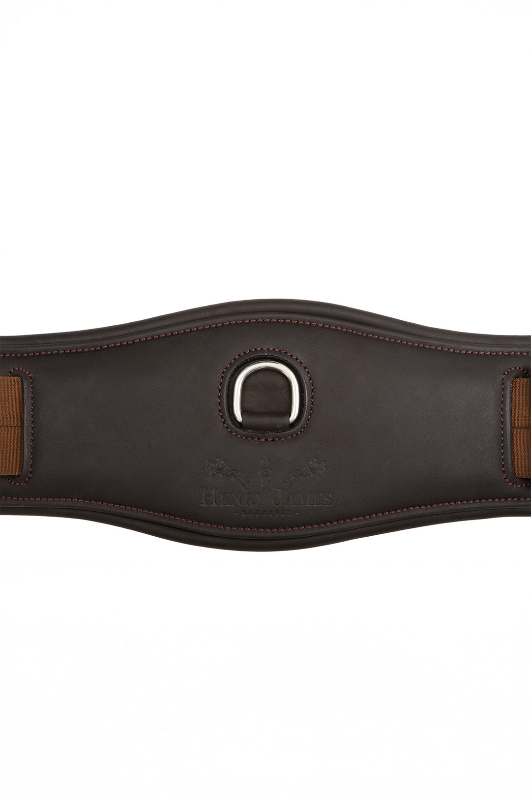 Anatomical Short Leather Girth Brown