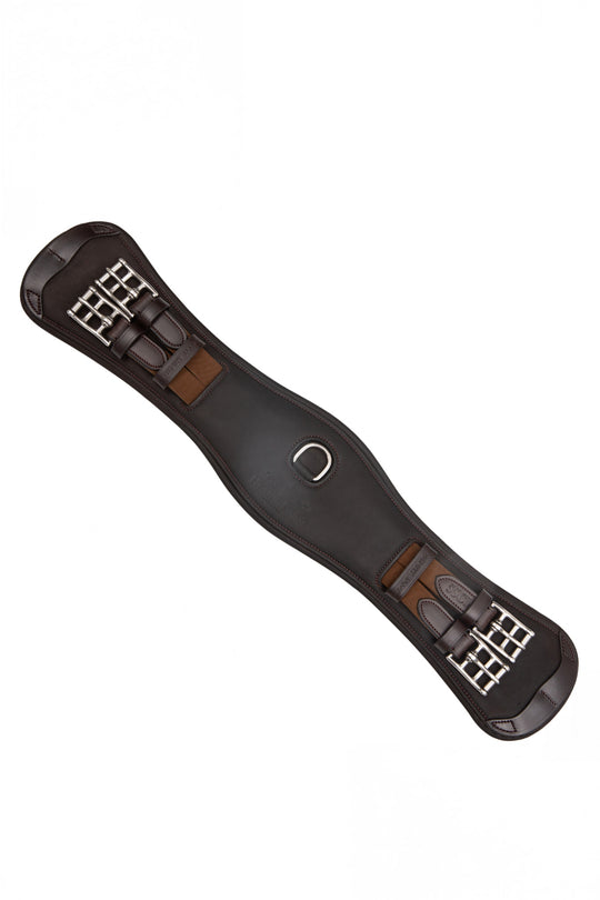 Anatomical Short Leather Girth Brown