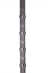 V-Grip Hybrid Rubber Reins with Leather Stoppers