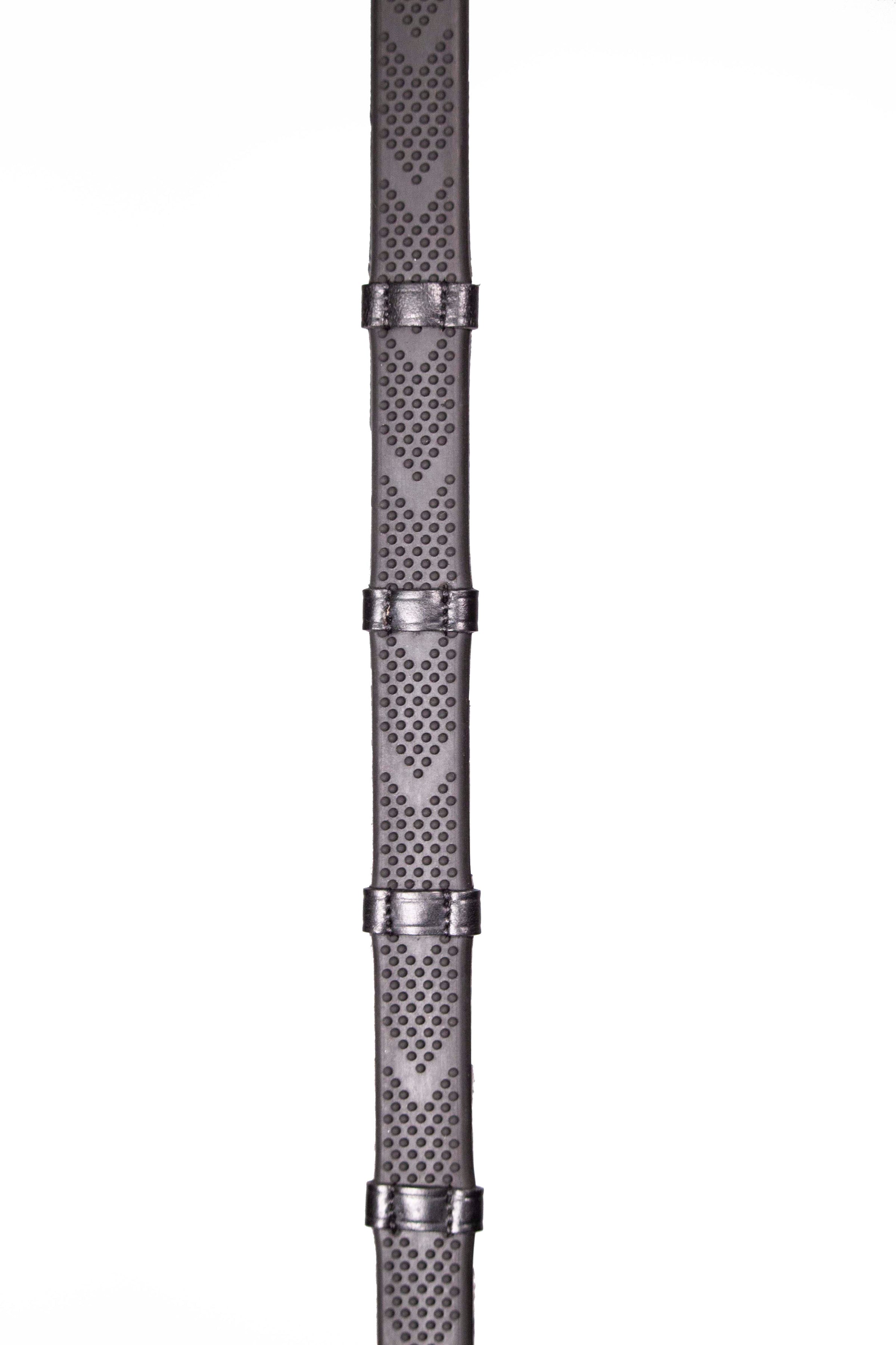 Rubber Reins Black