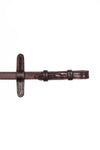 Small Pimple Hybrid Rubber Reins with Leather Stoppers