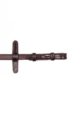 Small Pimple Hybrid Rubber Reins with Leather Stoppers