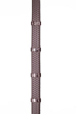 Bio Grip Hybrid Rubber Reins with Leather Stoppers