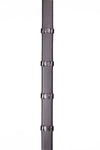 Small Pimple Hybrid Rubber Reins with Leather Stoppers