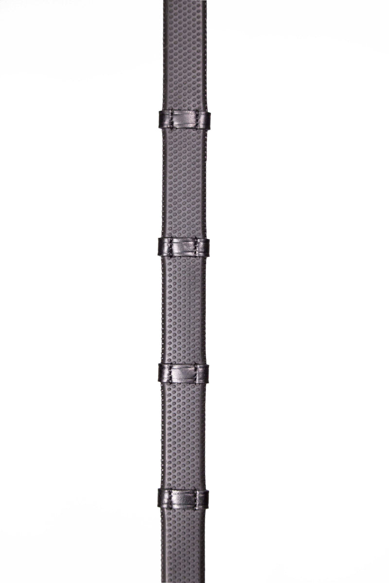 Small Pimple Hybrid Rubber Reins with Leather Stoppers