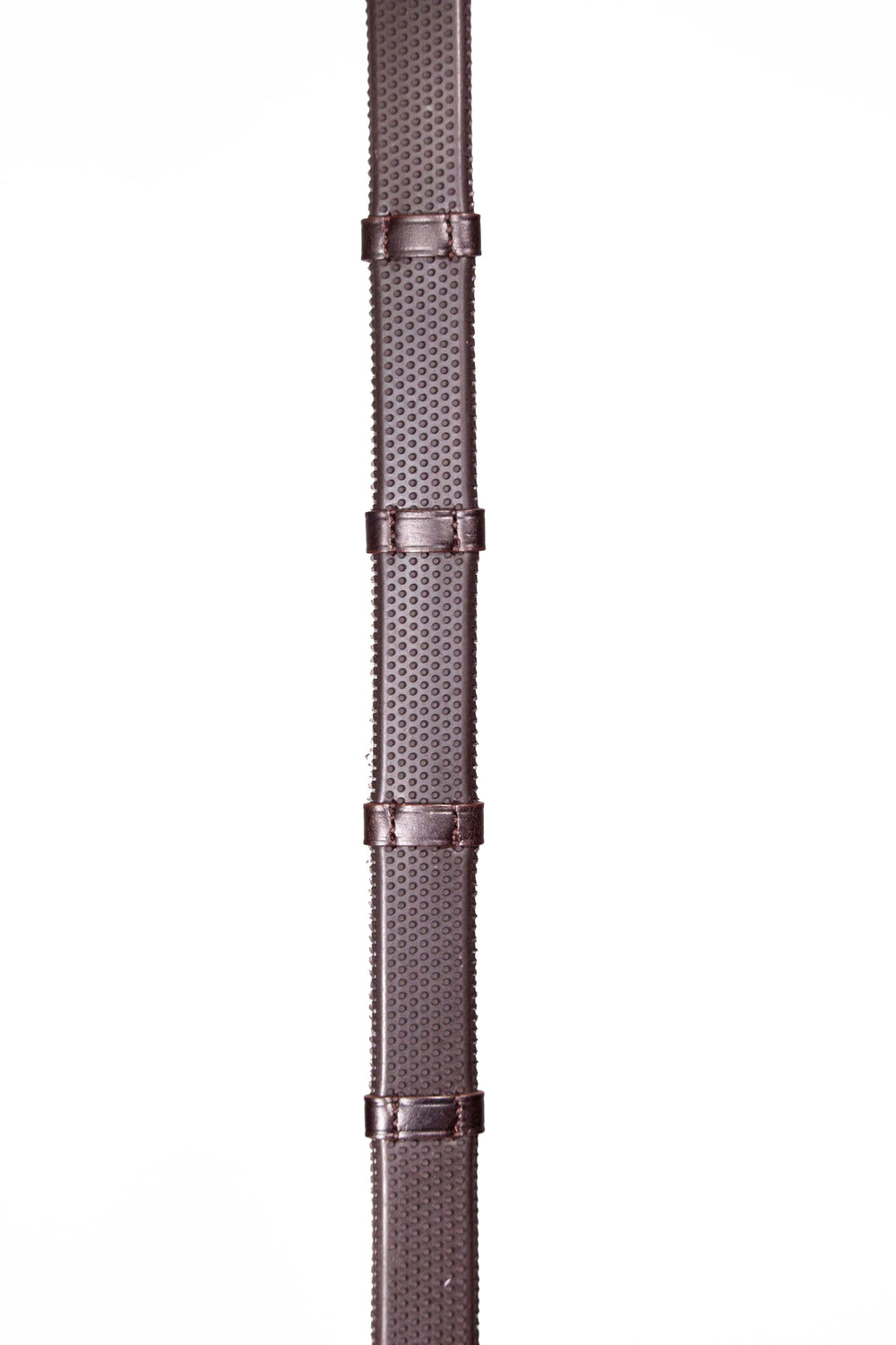 Small Pimple Hybrid Rubber Reins with Leather Stoppers