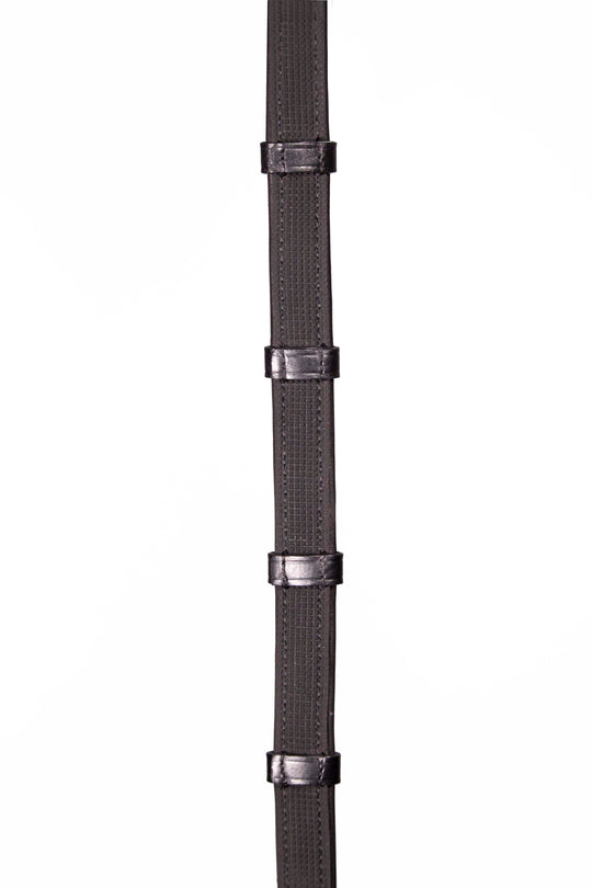 Calfskin Supergrip reins with stoppers