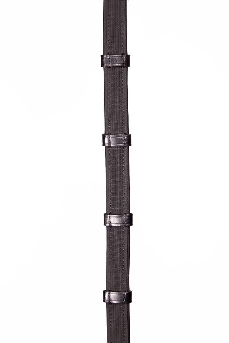 Calfskin Supergrip reins with stoppers