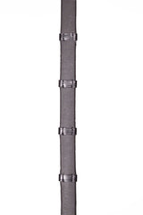 Xtreme Eventer Hybrid Rubber Reins with Leather Stoppers
